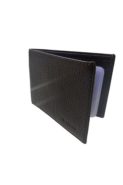 Sarar 100% Leather Black Business Card Holder