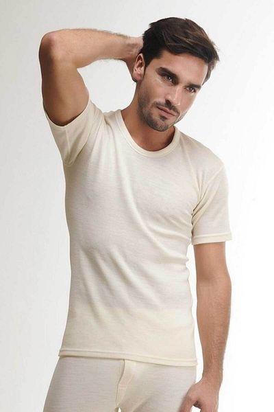 Hasyün Ανδρικό εσώρουχο μισό μανίκι Superwash (1 τεμ.)