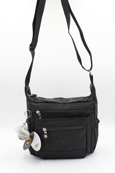 Bevitton Clinker Water Resistant Fabric Women's Shoulder Bag 3100 Black