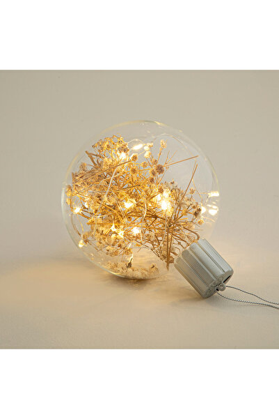 Chakra Sago Işıklı Yılbaşı Topu TRANSPARAN/ALTIN