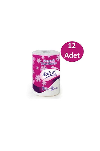Dolce 12 Giant Rolled Towels