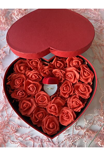 nilythings Ciddi İlişkim Var Yüzüklü (Beyaz Kalp Taşlı Baget Yüzük) Sevgiliye...