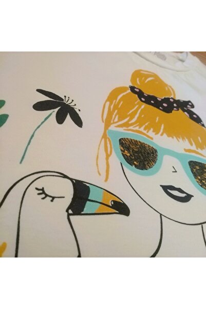 bunny hopp Girl's Set Top and Bottom Set T-shirt Trousers Double Set Striped Trousers Set