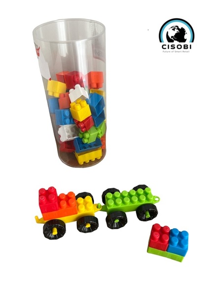 Çisobi Yetenekli Çocuklar 48 Parça Lego Seti , Tak-çıkar Yapboz, Eğitici Oyun...