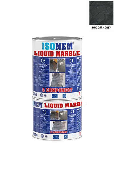 Isonem Liquid Marble Sıvı Mermer 2,5 kg Dark Grey