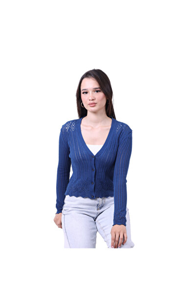 RTD&VLD Rtd & Vld Kadın Ince Triko Hırka