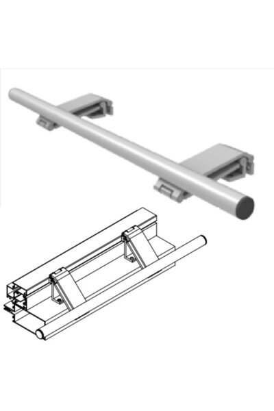 AKSMAR واجهة ذراع مفصلية رمادية