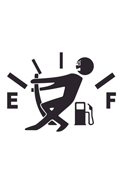 Kuzeylina ملصق سيارة أسود لخزان الوقود ملصق سيارة ملصق تلقائي