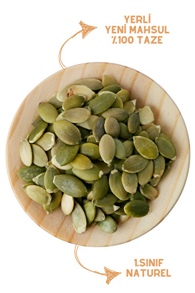 Özdanacı Kuruyemiş Kabak Çekirdeği Içi (Çiğ ve Tuzsuz) 250gr Naturel Yerli Ye...