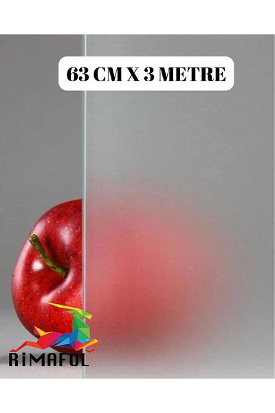 RİMAFOL GLASS SANDING FOIL ICY GLASS FILM 63cmx3m