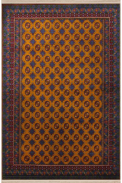 Rugs Modern Halı سجادة زخرفية عتيقة منقوشة عرقيًا متعددة الألوان تحت عنوان بر...