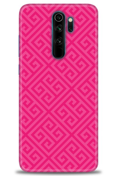 MRCİLETİSİM حافظة هاتف Xiaomi Redmi Note 8 Pro مطبوعة بدقة HD - فسيفساء وردي ...