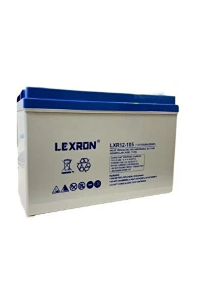Lexron 12V/105Ah Jel Akü Deep Cycle