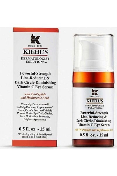 Kiehl's تقليل خط القوة القوي وفيتامين سي الداكن للعين