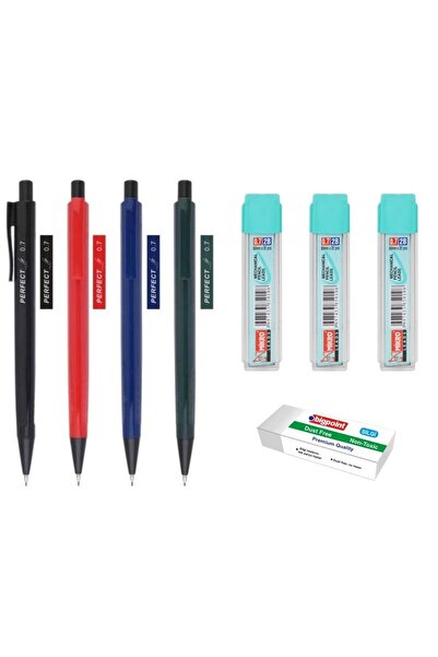 Art Tone قلم رصاص ميكانيكي متعدد الاستخدامات بطرف مثالي 0.7 مم، مجموعة من 4 ق...