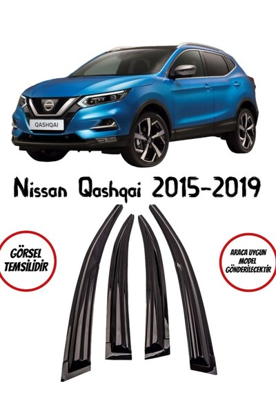 BALP Nissan Qashqai Cam Rüzgarlığı 4lü 2014-2021 Arası
