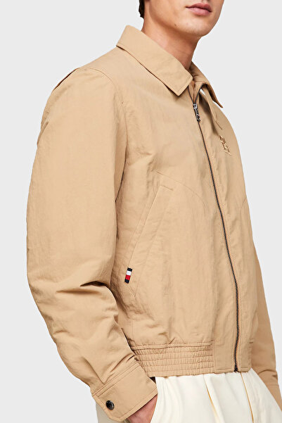 Tommy Hilfiger Logo Zippered Waterproof Jacket Men'S JACKET MW0MW33743 RBL