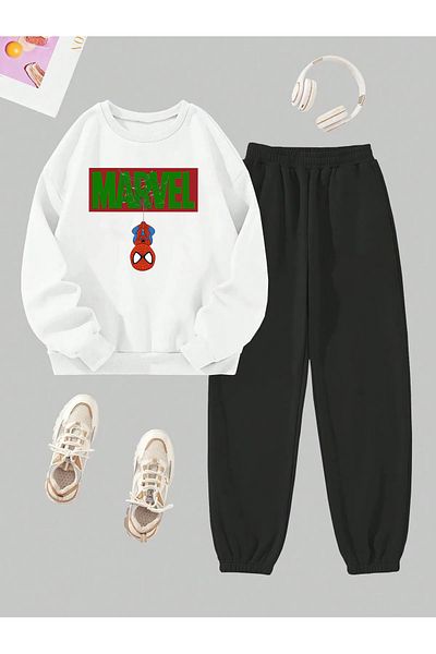 FULL TOLERANCE ΣΠΙΔΕΡΜΑΝ ΕΚΤΥΠΩΜΕΝΟ UNISEX ΛΕΥΚΟ-ΜΑΥΡΟ ΚΟΡΥΦΑΙΟ ΣΕΤ