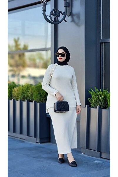 Esre Store 2001 - طقم حجاب مزدوج حجري