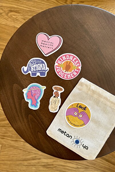 Metanoyaco Mental Health Stickers (Set 3)