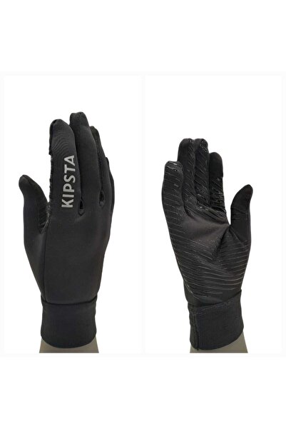 Decathlon FUTBOL TERMAL ELDİVEN AKILLI TELEFON KULLANIMINA UYGUN SİYAH RENK