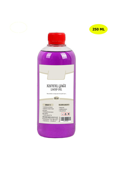 Dünya Magnet Mor Kandil Yağı, Kokusuz Iç Mekan Gaz Lambası Yağı 250 Ml