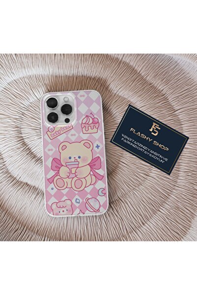 Realme 5I / 6I Compatible Cute Baby Bear Design Transparent Case