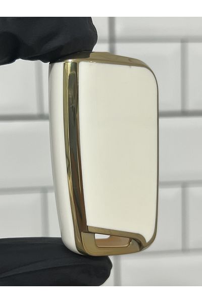 BARKAS ELEKTRONİK Skoda Octavia Rapid Fabia Kamiq Karoq Kodiaq Scala Nano Key Case White