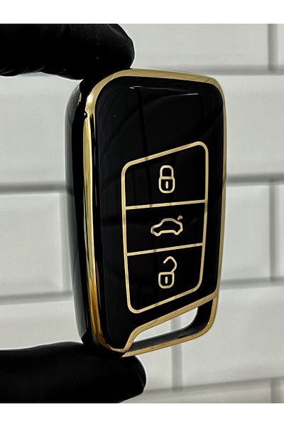 BARKAS ELEKTRONİK Skoda Superb Kodiaq Smart Nano Key Case Black