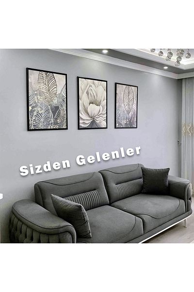 TekTablo Set de pictură din lemn cu cadru 3 buc