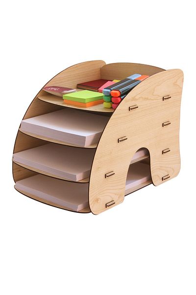 KLES A4 Document Rack Desktop Organizer Document Rack File Organizer Organizer-5