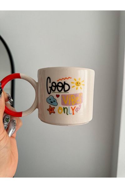 Planet Butik Good Vibes O Mug