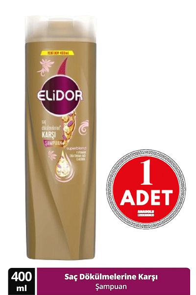 Elidor Superblend Shampoo Against Hair Loss 400 ml 1 Pcs