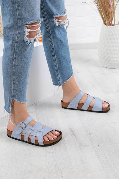 Osso Genuine Leather Women's Flat Slippers211124604