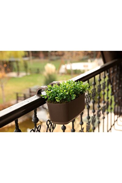 DDTREND DDS-401 Dekoratif Saksıda Yapay Çiçek Aranjman Balkon Saksısı Balkon ...