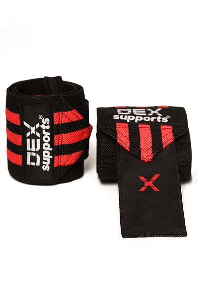 Dex Supports Lasting Energy Dex Supports Wrist Wraps and Pro Lifting Straps 2 Pack