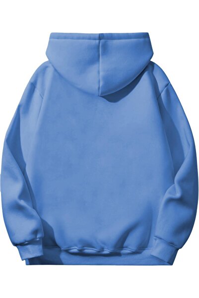 GHASSY CO. Ghassy Co. Erkek Ultra Termal Kapüşonlu Sherpa Astarlı Kanguru Cepli Sweatshirt