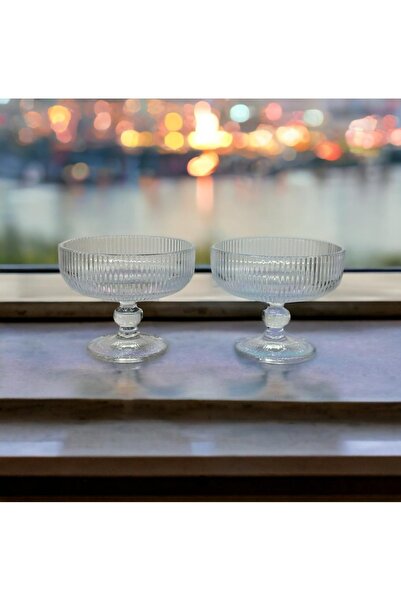 Sele Home KRD 6'lı Lola Çizgili Dondurma&Mağnolya Kasesi