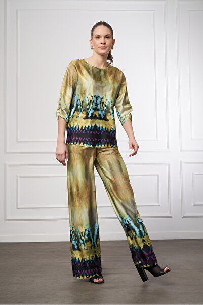 UTOPIAN Yüksek Bel Geniş Paça Pantolon