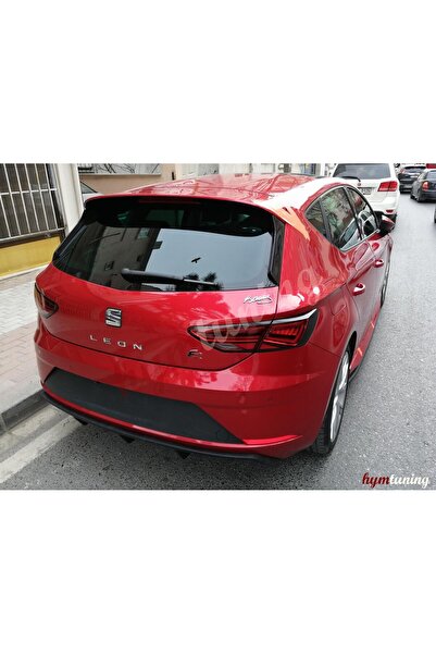 HYM TUNİNG Seat Leon Mk3 Spoyler Çıtası Parlak Siyah Boyalı, 2013 2020 Ithal