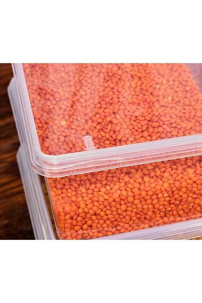 Codemfire Plastic Storage Container Food Storage Container 20 Pieces 2 Liters Lockable Freezer with Lid (23x14x8cm)