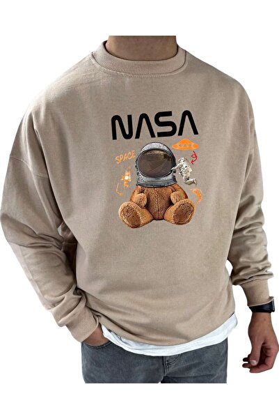 BENROMA 3-ниткова унісекс-футболка з принтом NASA