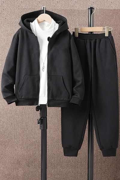 AMMA Unisex Design Printed T-shirt Cardigan Tracksuit 3-Piece Set