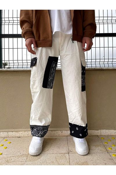 BPM Premium Baggy Patchwork Cargo Pants
