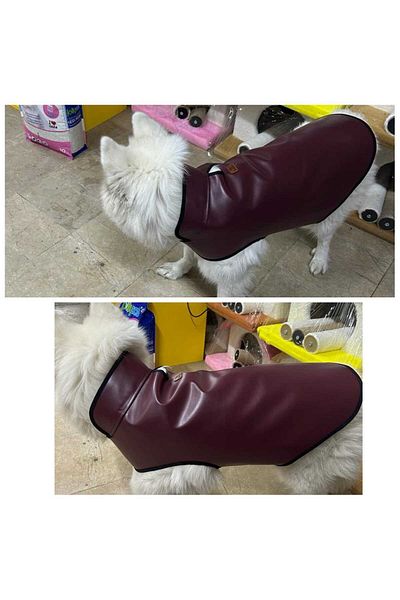 PRİZE Neo Pet Market Socket Dog Inner Fleece Raincoat Size 8 Claret Red - Size Chart is in the Description Part