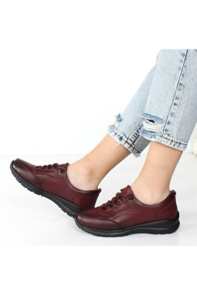 Celal Gültekin Bordo Kadın Deri Ayakkabı 689 22204-16513