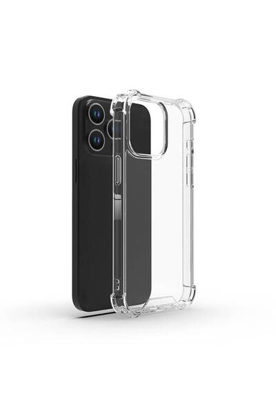 zore حافظة سيليكون شفافة مضادة للصدمات لهاتف ابل ايفون 15 برو ماكس 2 ملم