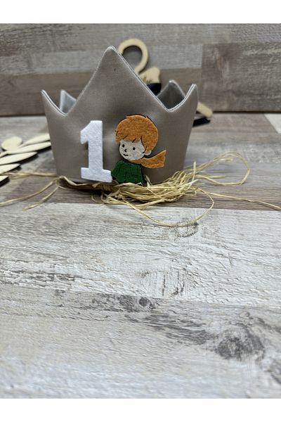 Feriatolye Little Prince Concept 1 year old 2 years 3 years old Birthday Crown