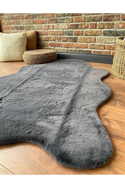 AKSU HALI PELUŞ POST HALI HAYVAN POSTU GÖRÜNÜMLÜ YIKABİLİR