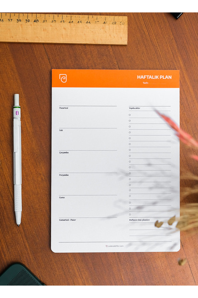 Genel Markalar To Do List Haftalık Planlayıcı